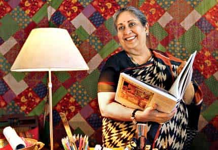 The grand old lady: Malvika Singh at the Seminar office in Janpath