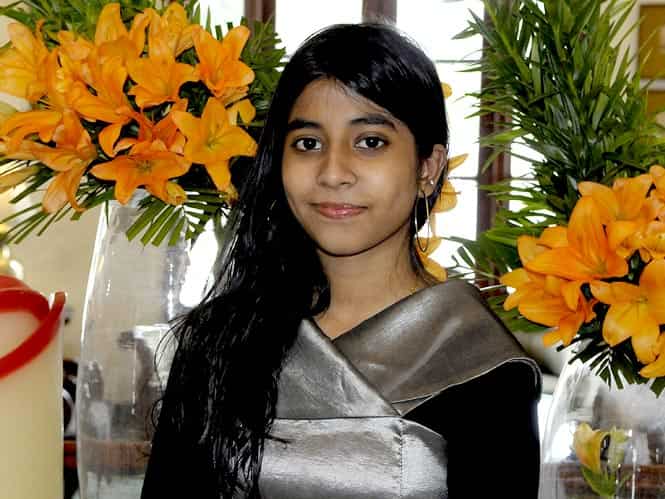 Teen CEO Sindhuja Rajamaran. Pursue your dream with sincerity, she tells youngsters. Teen CEO Sindhuja Rajamaran. Pursue your dream with sincerity, she tells youngsters.
