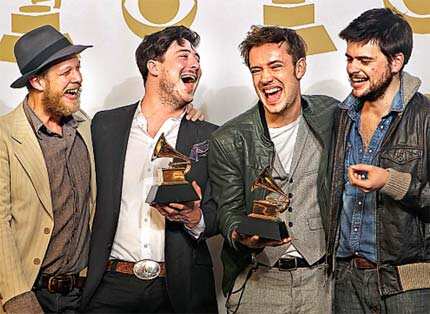 Mumford &amp; Sons won Album of the Year for Babel.