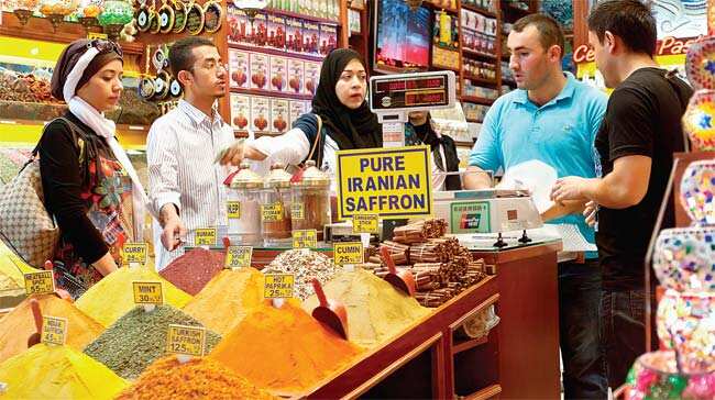 European, not exotic: The Spice Market is surprisingly clean and our guide complains that Europeans are often put off by how modern Istanbul can look European, not exotic: The Spice Market is surprisingly clean and our guide complains that Europeans are often put off by how modern Istanbul can look