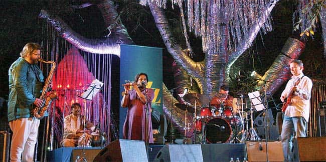 All that jazz: Venues such as Nehru Park have drawn in larger audiences All that jazz: Venues such as Nehru Park have drawn in larger audiences