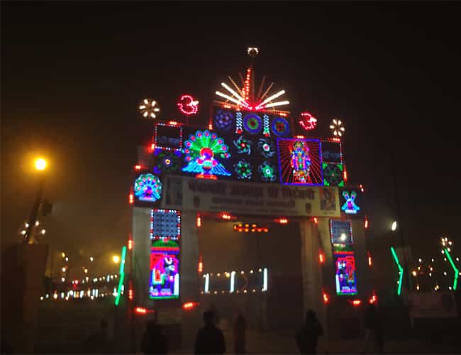 Shiny disco lights at the akhaaras Shiny disco lights at the akhaaras