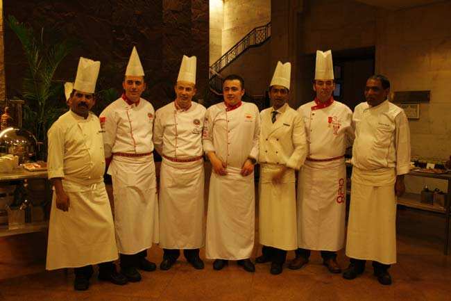 Chef Sanjay,Chef Serdar Koca,Chef Ramazan Sekerci,Chef Koray Turk,Chef Amit Das,Chef Mehmet Unler at the Turkish Food Festival Chef Sanjay,Chef Serdar Koca,Chef Ramazan Sekerci,Chef Koray Turk,Chef Amit Das,Chef Mehmet Unler at the Turkish Food Festival