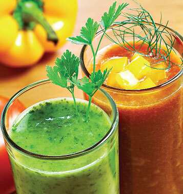 Cleanse your body: Drink vegetable juices and soups. Cleanse your body: Drink vegetable juices and soups.