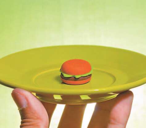 Small is beautiful: Eating many delicacies but in small portions is the hallmark of French culture. Small is beautiful: Eating many delicacies but in small portions is the hallmark of French culture.