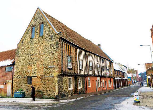 Dragon hall has stood since the 1400s Dragon hall has stood since the 1400s