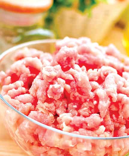 Show it to me: Determined Punjabi housewives first choose a cut of meat and then make the meat-wallah mince it into keema in front of them Show it to me: Determined Punjabi housewives first choose a cut of meat and then make the meat-wallah mince it into keema in front of them