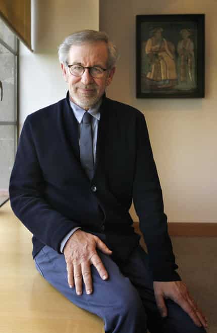 Oscar-winning Hollywood director Steven Spielberg at Reliance Center Ballarad Estate (Photo by Vijaynanand Gupta/Hindustan Times) Oscar-winning Hollywood director Steven Spielberg at Reliance Center Ballarad Estate (Photo by Vijaynanand Gupta/Hindustan Times)