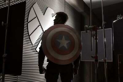 The first photograph of Captain America: The Winter Soldier ©2013 Marvel Studios. All Rights Reserved.