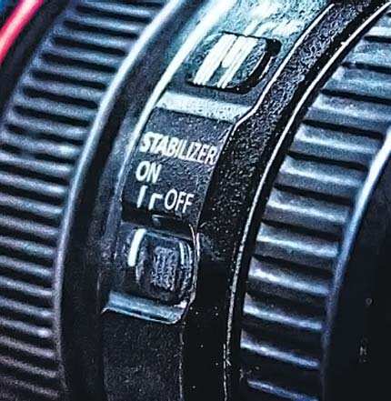 Stable shot: Optical Stabilisation – you’re not going to see this button on a cameraphone Stable shot: Optical Stabilisation – you’re not going to see this button on a cameraphone