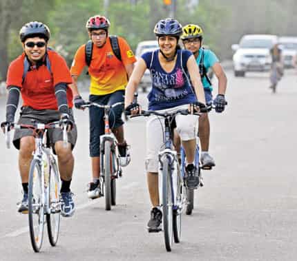 Bikers & the babe: Members of the Delhi Cyclists Club hit the road on weekends Bikers & the babe: Members of the Delhi Cyclists Club hit the road on weekends
