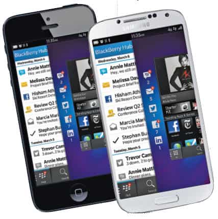 BBM EVERYWHERE: Using the BlackBerry Messenger on the Android or iOS will be a dream come true for users worldwide