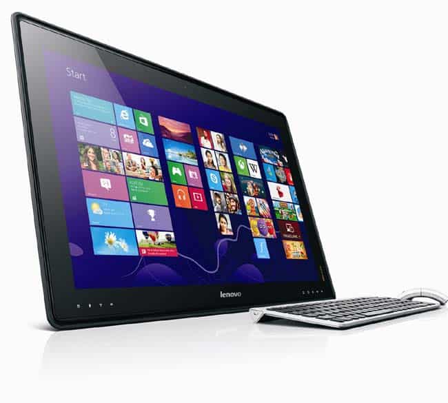 Lenovo IdeaCentre Horizon Multimode Table PC boasts a 27-inch full HD display but weighs almost as much as a TV. Photo: AFP Lenovo IdeaCentre Horizon Multimode Table PC boasts a 27-inch full HD display but weighs almost as much as a TV. Photo: AFP