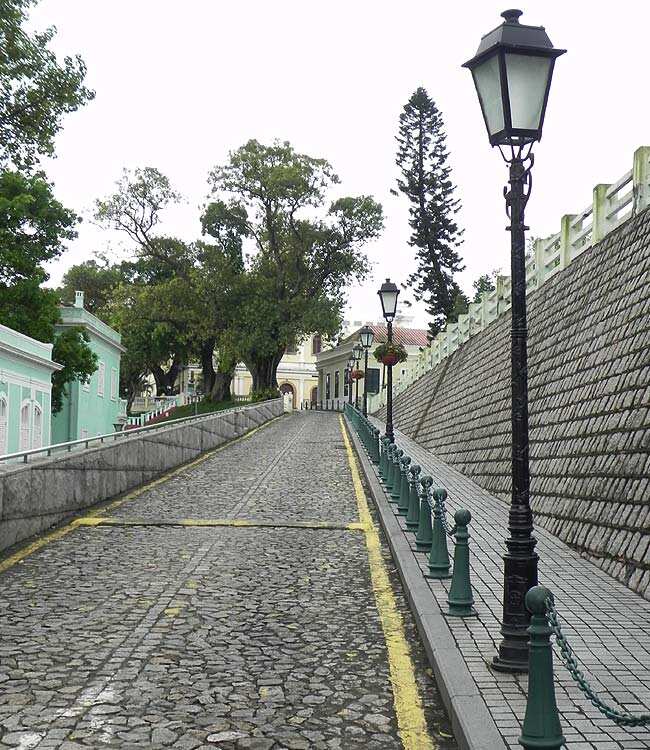Cobblestoned street. Photo: Sandip Hor Cobblestoned street. Photo: Sandip Hor
