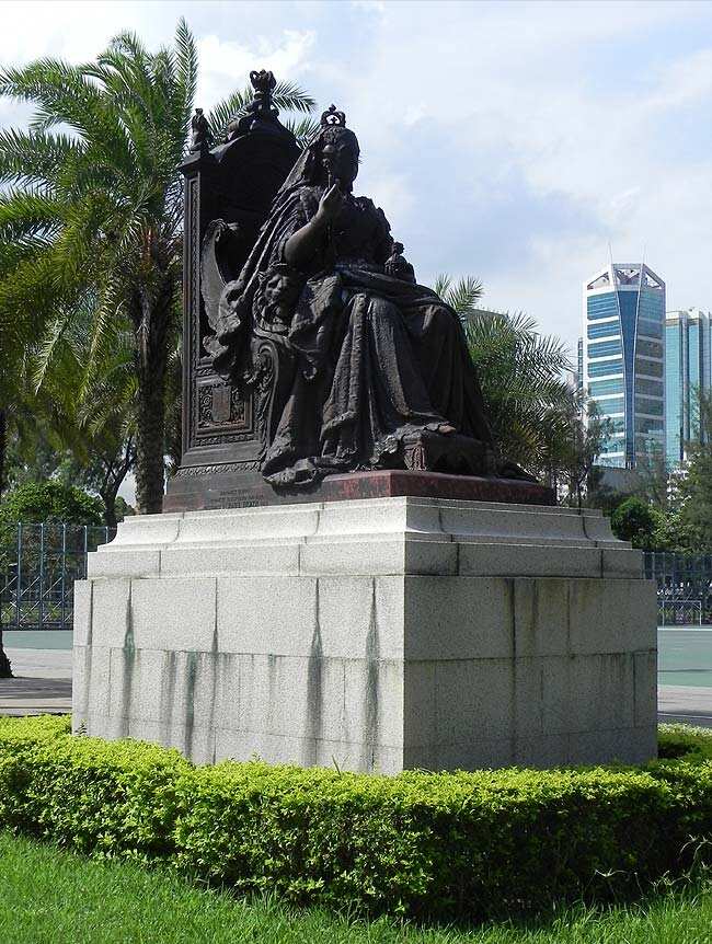 Statue of Queen Victoria inside Victoria Park. Photo: Sandip Hor Statue of Queen Victoria inside Victoria Park. Photo: Sandip Hor