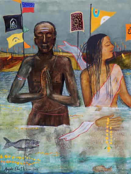 An artwork called Visarjan
