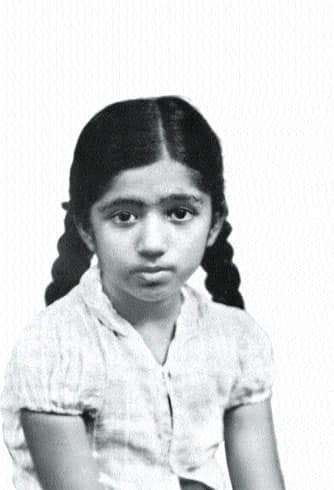 Lata Mangeshkar in her childhood Lata Mangeshkar in her childhood