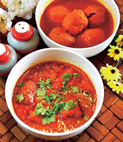 Taste of the Valley Kashmiri Kitchen hand pounds the meats for Wazan preparations that call for only freshly slaughtered goat