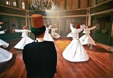 Circles of silence: Watching the dervishes can often turn into a serene, meditative experience Circles of silence: Watching the dervishes can often turn into a serene, meditative experience