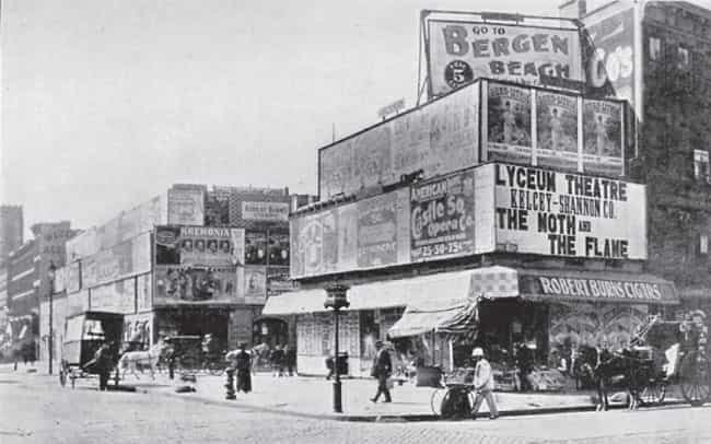 The Times They Are A-changin’: Times Square was called Longacre Square (here in 1880), before it was renamed in honour of the The New York Times in 1904
</div) The Times They Are A-changin’: Times Square was called Longacre Square (here in 1880), before it was renamed in honour of the The New York Times in 1904
</div)