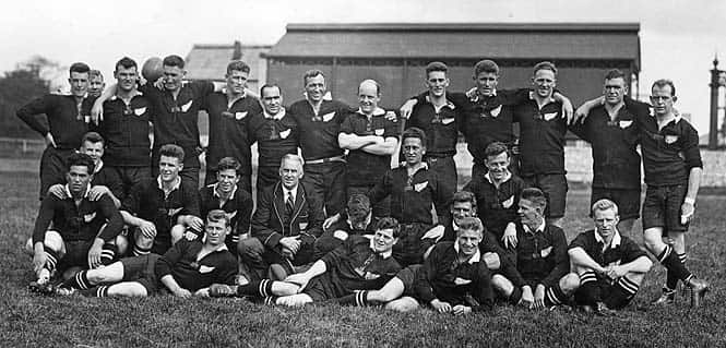 The 1924 'Invincibles' All Blacks rugby team. (Getty Images) The 1924 'Invincibles' All Blacks rugby team. (Getty Images)