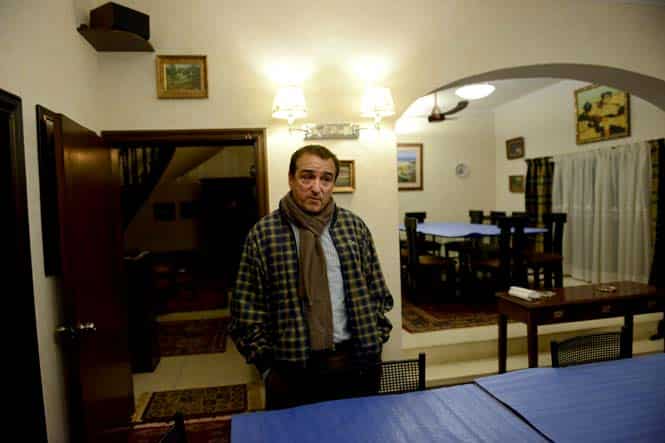 File photo of Philippe Lafforgue, French owner of the restaurant 'La Maison' in Islamabad, Pakistan. (AFP Photo) File photo of Philippe Lafforgue, French owner of the restaurant 'La Maison' in Islamabad, Pakistan. (AFP Photo)