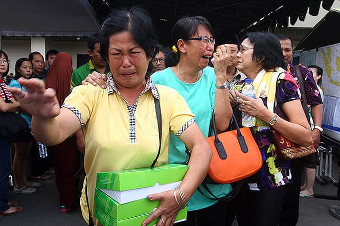 AirAsia Relatives 'surrender' To Fate Of Loved Ones | World News ...