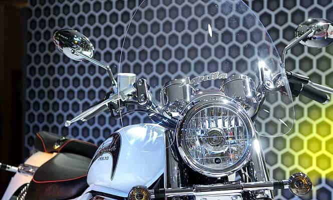 DSK Hyosung unveils the Aquila 250 during the 12th Indian Auto Expo, in Greater Noida. (HT Photo/Burhaan Kinu) Five best looking bikes at the Auto Expo