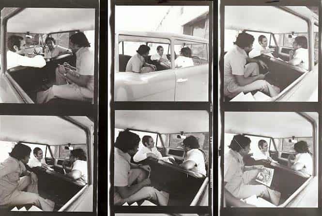 A file photo of Congress leader Sanjay Gandhi in the first prototype of what was to be the Maruti 800. (Photo credit: Company archives) End of the road for India's beloved Maruti 800, company stops production