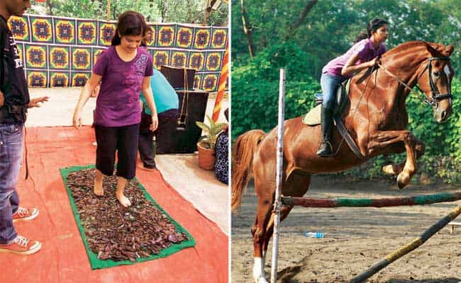 Glass Walking and Horse Riding