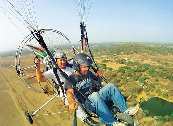 Paramotoring