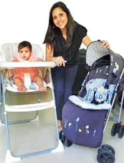 Tanya Kapoor bought this Mothercare stroller and high chair for Rs 12,800. Tanya Kapoor bought this Mothercare stroller and high chair for Rs 12,800.
