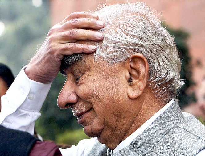 A file photo of senior BJP Jaswant Singh whom the party denied a ticket in the Lok Sabha elections in Rajasthan. (PTI Photo)
</div) A file photo of senior BJP Jaswant Singh whom the party denied a ticket in the Lok Sabha elections in Rajasthan. (PTI Photo)
</div)