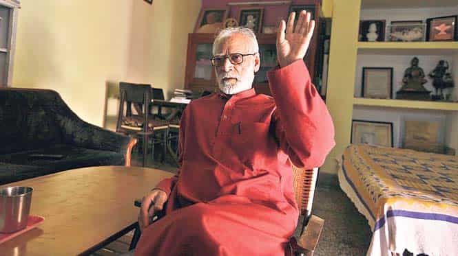 Renowed Hindi litterateur Dr Kashinath Singh feels that Modi’s victory from Varanasi will imply a victory for the RSS’s politics. (Raj K Raj/HT photo)