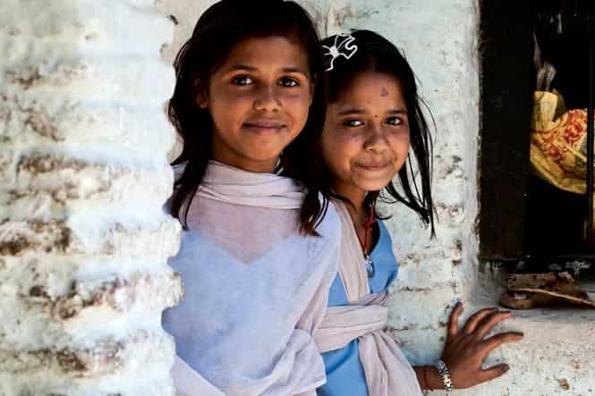 "Half of the girls in India are married before the age of 18." "Half of the girls in India are married before the age of 18."