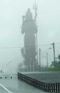 The 33-feet high Shiva temple The 33-feet high Shiva temple
