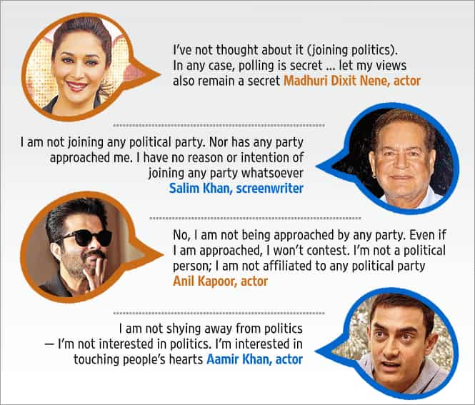 Why These Bollywood Stars Are Saying No To Politics | Bollywood ...