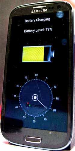 Booster shot: The StoreDots’ charger will give 0-100 per cent battery in flat 30 seconds. Booster shot: The StoreDots’ charger will give 0-100 per cent battery in flat 30 seconds.
