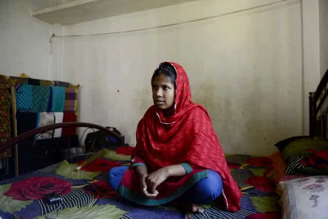 A photo of Reshma Akhter, 19, the 'miracle' seamstress, plucked from the rubble of the world's worst garment factory disaster 17 days after her factory collapsed in Bangladesh. (AFP photo)
</div) A photo of Reshma Akhter, 19, the 'miracle' seamstress, plucked from the rubble of the world's worst garment factory disaster 17 days after her factory collapsed in Bangladesh. (AFP photo)
</div)