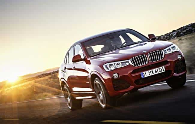 The new BMW X4 with M Sport package. Photo:AFP The new BMW X4 with M Sport package. Photo:AFP