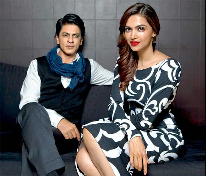 Deepika Padukone (right) wears her clothes rather than allowing them to wear her and Shah Rukh Khan (left) can even make man cleavage work. Photo: Getty Images</strong) Deepika Padukone (right) wears her clothes rather than allowing them to wear her and Shah Rukh Khan (left) can even make man cleavage work. Photo: Getty Images</strong)