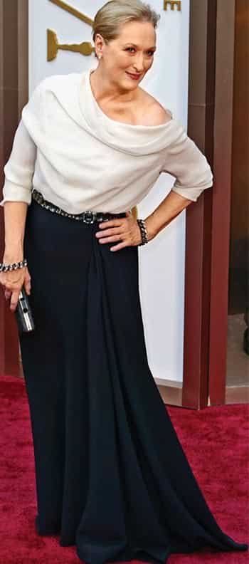 Meryl Streep has cracked the code of how an actress of a certain age should dress. Photo: New York Times Meryl Streep has cracked the code of how an actress of a certain age should dress. Photo: New York Times