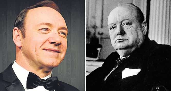 Kevin Spacey to play Churchill. Kevin Spacey to play Churchill.