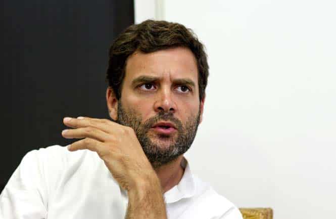 Congress vice-president Rahul Gandhi during an interview at his Tughlaq Lane residence in New Delhi. (Gurinder Osan/HT photo) </div) Congress vice-president Rahul Gandhi during an interview at his Tughlaq Lane residence in New Delhi. (Gurinder Osan/HT photo) </div)