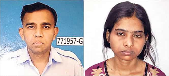 A combo picture Sergeant Ramesh Chandra (L) of the Indian Air Force who was murdered by his wife Sudha (R) and her juvenile lover. (HT Photo/Files)</em) A combo picture Sergeant Ramesh Chandra (L) of the Indian Air Force who was murdered by his wife Sudha (R) and her juvenile lover. (HT Photo/Files)</em)