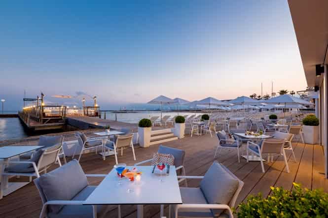 The Majestic Barrière has built a new, eco-friendly beachfront deck. (AFP)</font></strong) The Majestic Barrière has built a new, eco-friendly beachfront deck. (AFP)</font></strong)