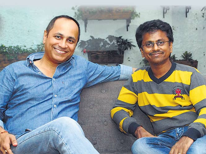 Producer Vipul Shah and director AR Murugadoss. Producer Vipul Shah and director AR Murugadoss.