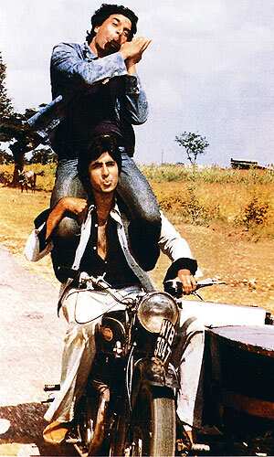 Sholay was the quintessential male bonding of the 70s with homo-erotic overtones. (Photo: Express archives)</em) Sholay was the quintessential male bonding of the 70s with homo-erotic overtones. (Photo: Express archives)</em)