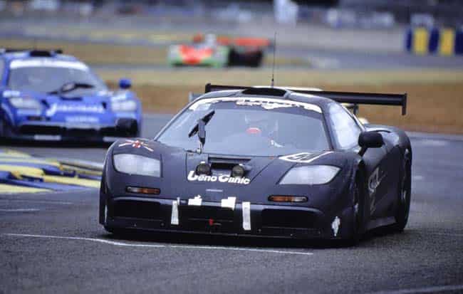 The last McLaren to carry the GTR badge won Le Mans in 1995 so the P1 GTR has some big shoes to fill. Photo:AFP McLaren is resurrecting the GTR name for its track-only P1