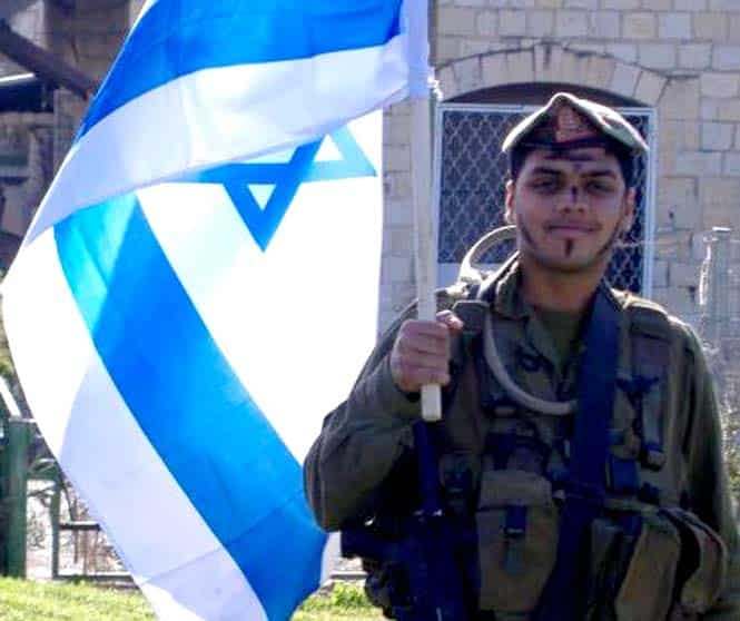 Ronen Waskar was preparing for Israel’s domestic cricket league when the Gaza conflict broke out. He is now serving the army. (Photo courtesy: Facebook)</em> 
</div)